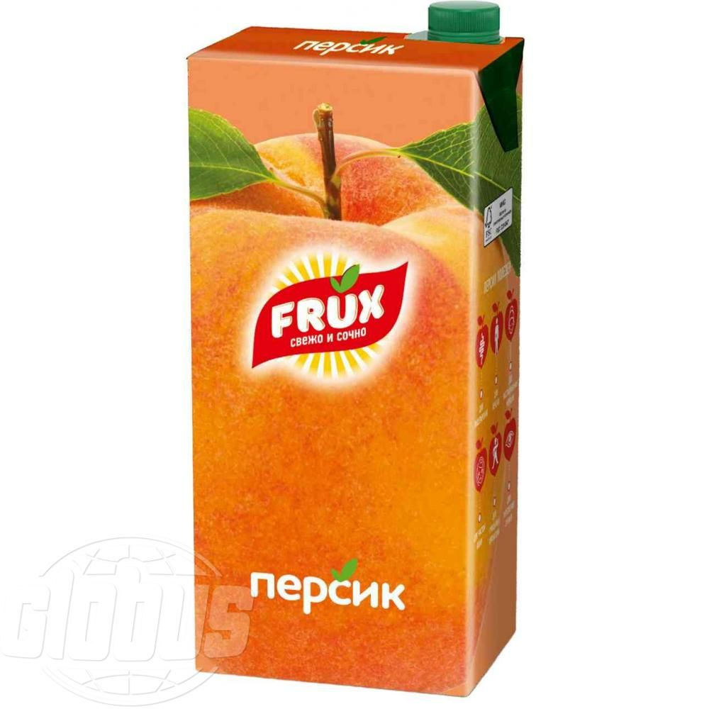 Напиток сокосодержащий Frux Персик, 1 л - купить с доставкой по ...