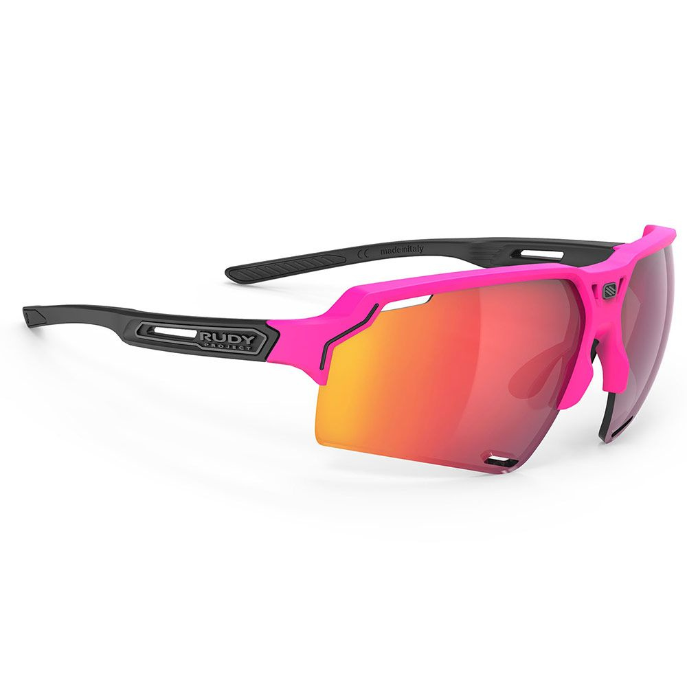 Очки Rudy Project DELTABEAT Pink Fluo/Black Matt - Multilaser Red #1