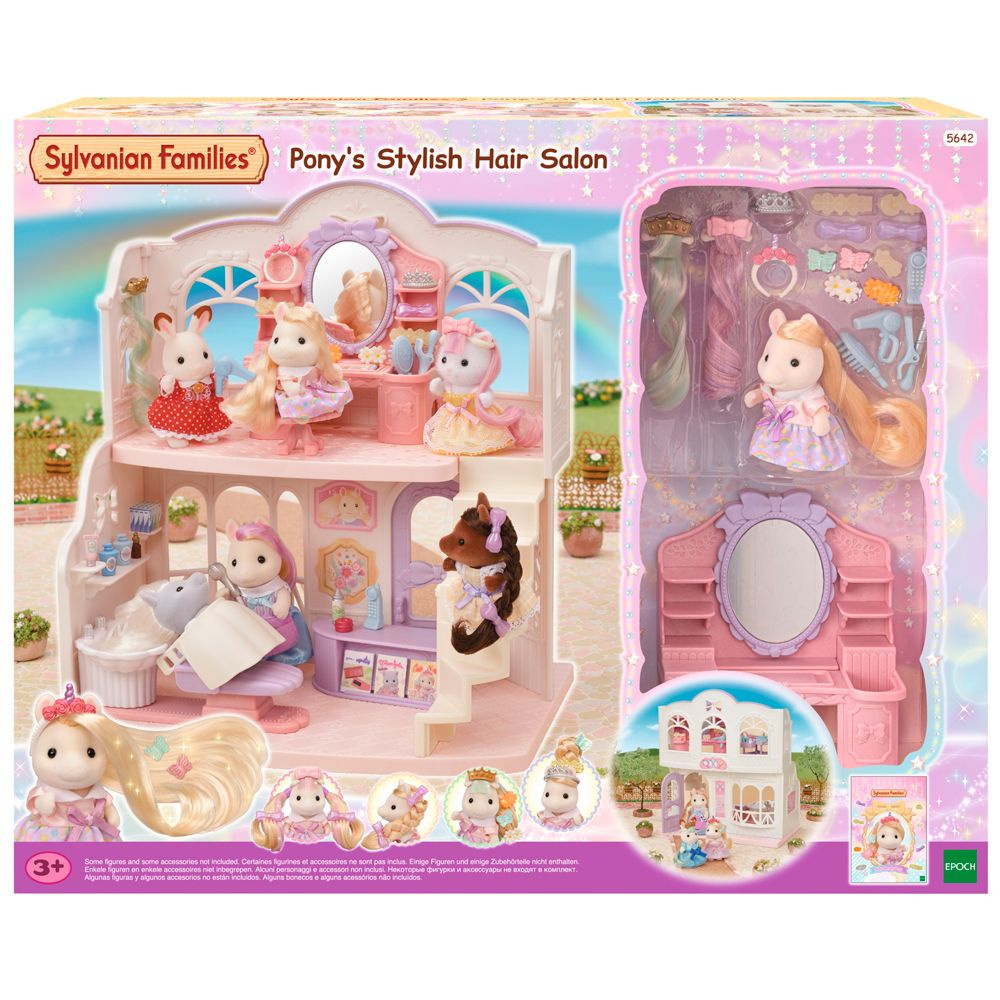 Sylvanian Families Игровой набор Салон красоты Пони - купить с доставкой по  выгодным ценам в интернет-магазине OZON (852582040)