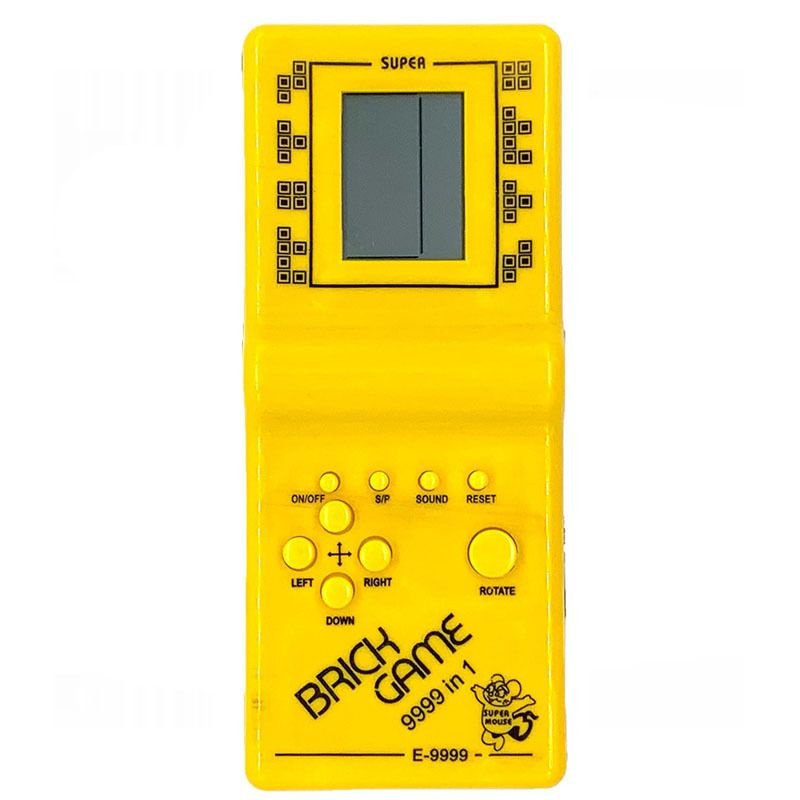 Тетрис для взрослых и детей электронная игра 90х Желтый - купить с ...