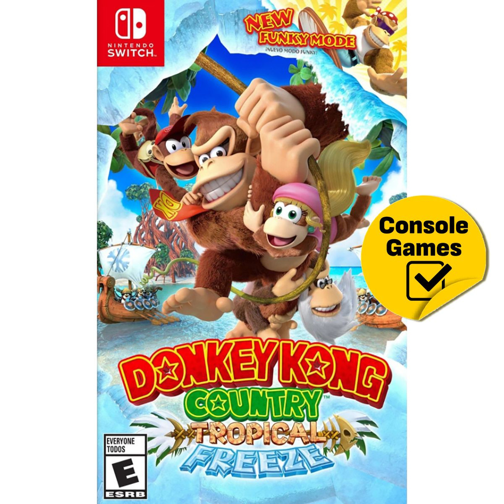 Игра Donkey Kong Country Tropical Freeze. (Nintendo Switch, Английская  версия) купить по низкой цене с доставкой в интернет-магазине OZON  (860044309)