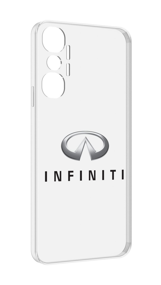 Чехол-бампер MyPads для Infinix Hot 20 4G с рисунком Infiniti-3 мужской, противоударный, силиконовый #1