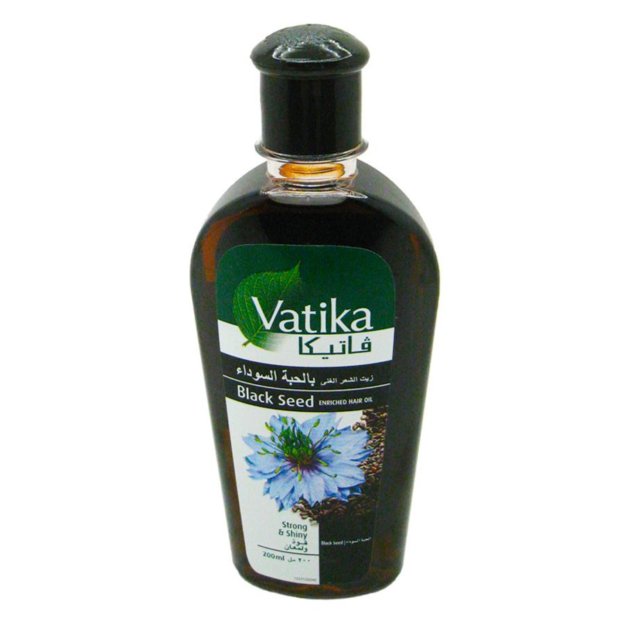 Dabur Масло для волос Vatika, Black Seed Enriched, черный тмин, 200 мл ...