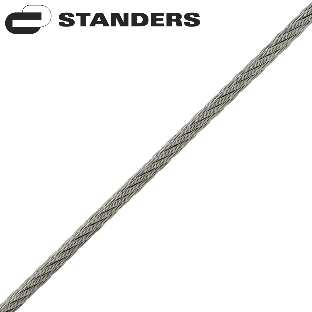 Трос нержавеющая сталь А4 Standers DIN 3055 2 мм 10 м, цвет серебро  #1