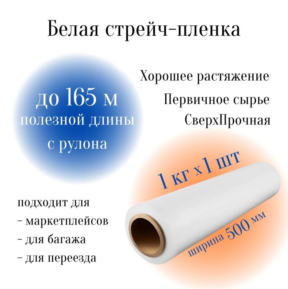 Упаковочная пленка, Полиэтилен, ширина 10см, длина 50см купить по низкой  цене с доставкой в интернет-магазине OZON (293306671)