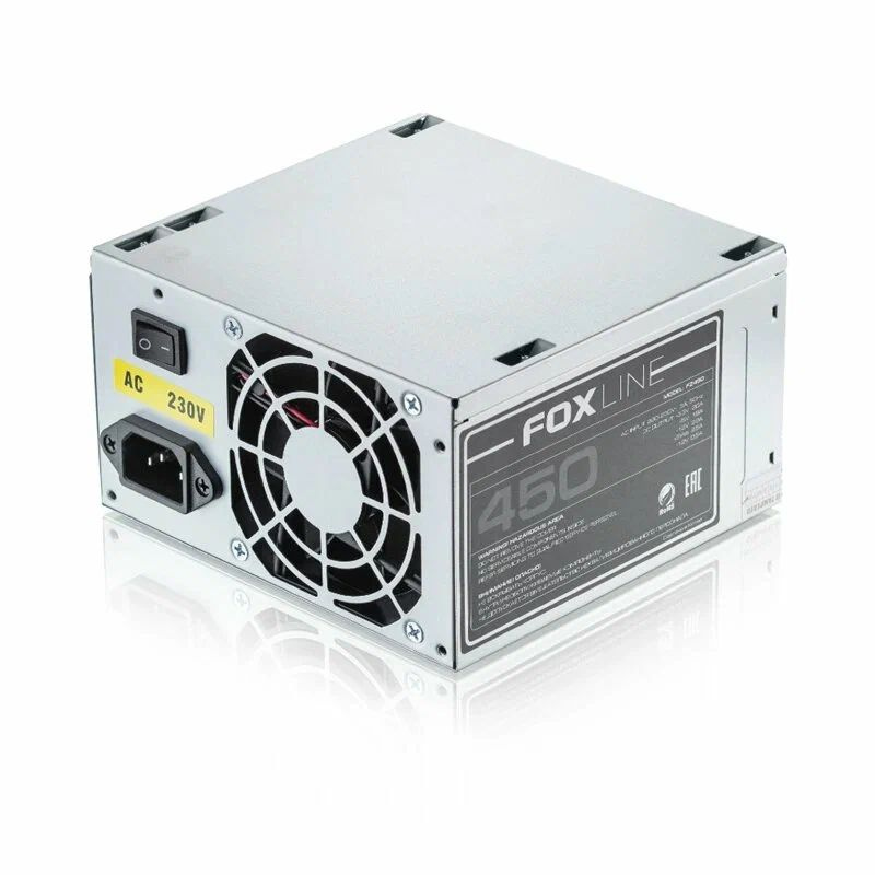 Блок питания для компьютера FZ450 450W Foxline - купить с доставкой по ...