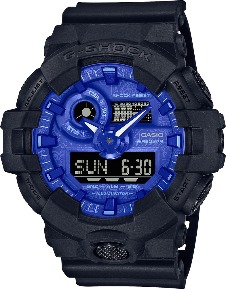 Японские наручные часы Casio G-Shock GA-700BP-1A мужские кварцевые ...