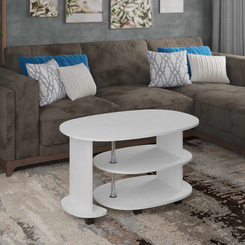 Журнальный стол Журнальный стол_Стол СЖ-4_Нет бренда_16_Белый ...