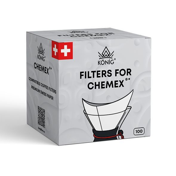 Фильтры бумажные для Chemex белые #1
