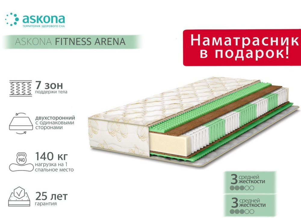 Матрас askona fitness idea