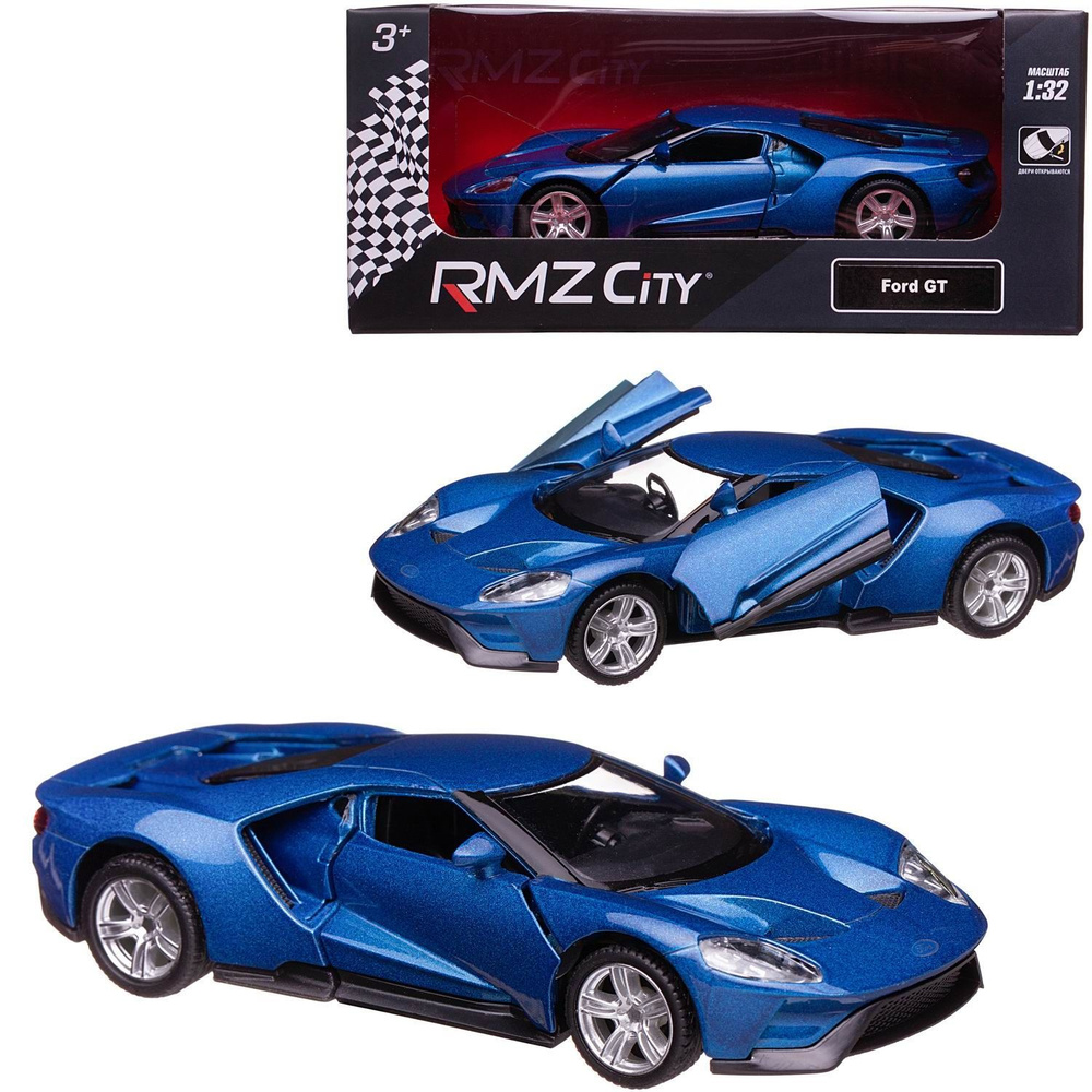 Машина металлическая RMZ City 1:32 Ford GT 2019 - купить с доставкой по  выгодным ценам в интернет-магазине OZON (965979601)