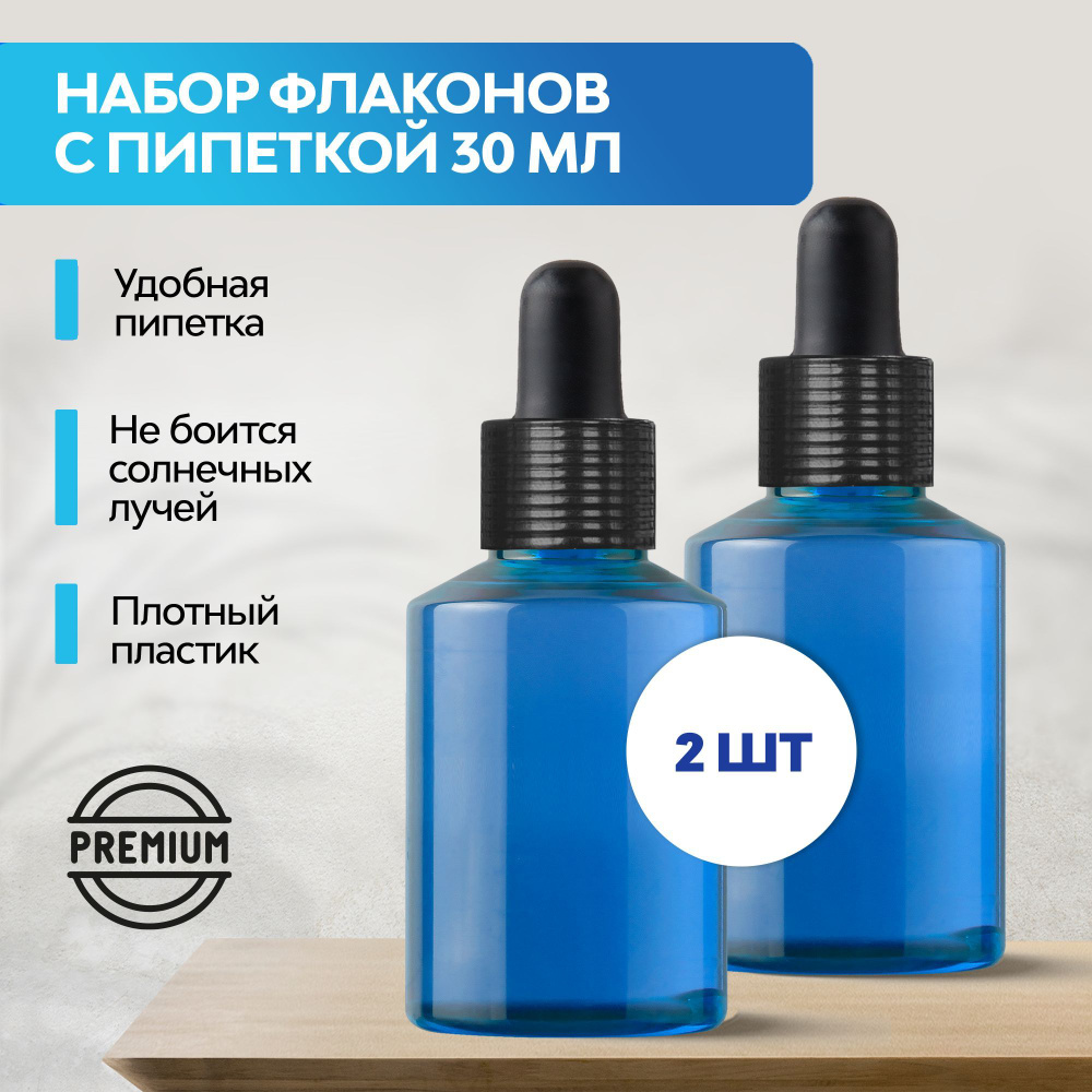 Флакон с пипеткой для путешествий 30 мл - купить с доставкой по выгодным  ценам в интернет-магазине OZON (910983838)