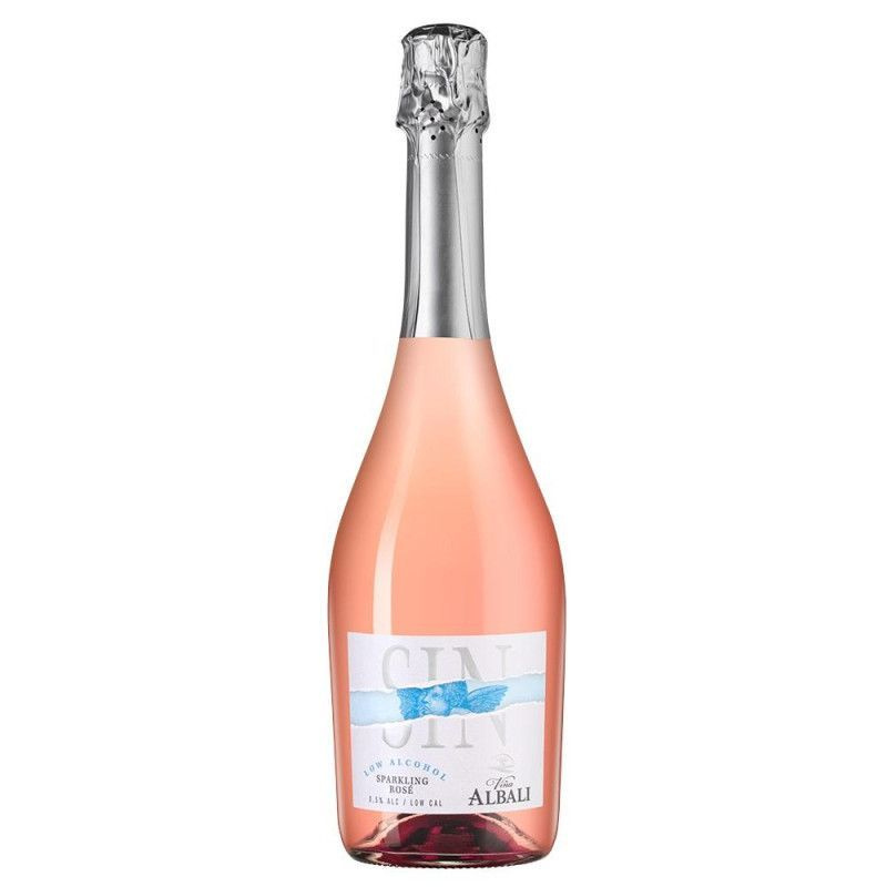 Вино безалкогольное игристое розовое сухое Винья Албали Sparkling Rose, 0,75л. Albali  #1