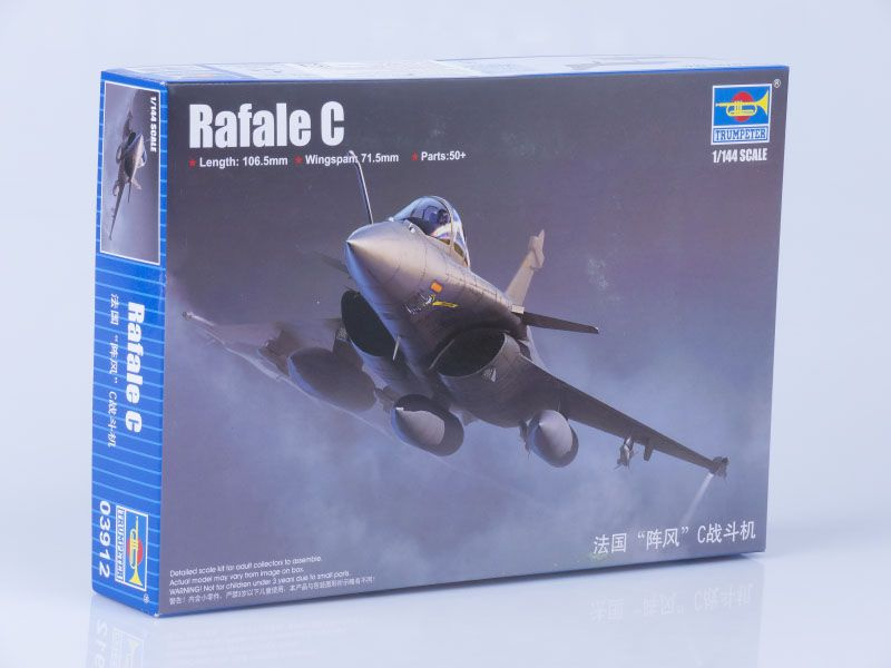 Сборная модель самолета Trumpeter Самолет французский Rafale C, масштаб 1/144  #1