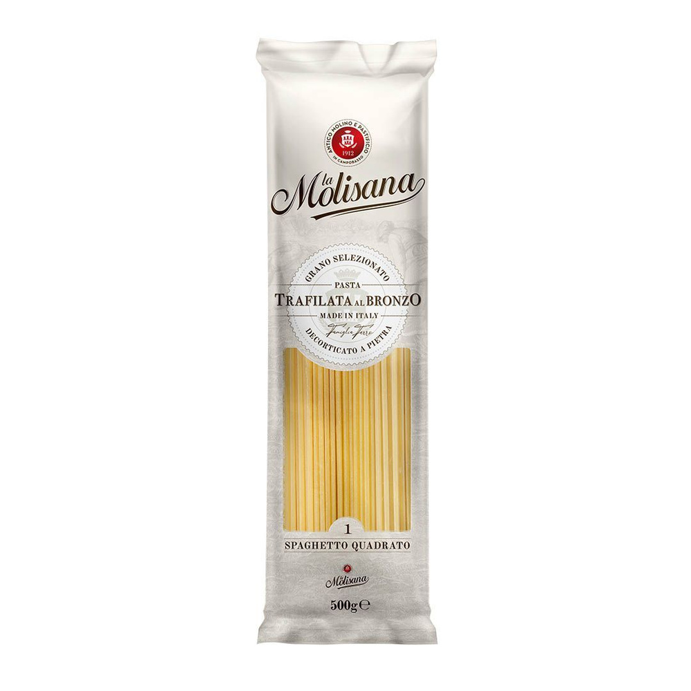 Макароны La Molisana Spaghetto Quadrato Спагетти квадратные из твёрдых сортов пшеницы № 1, 500г  #1