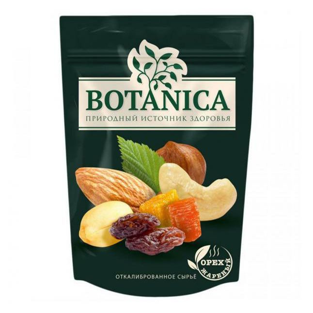 Фруктово-ореховая смесь Botanica с цукатами сладкая 140 г #1