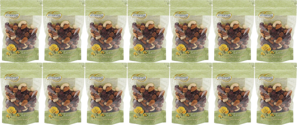 Орехово-ягодная смесь Семушка, комплект: 14 упаковок по 120 г  #1