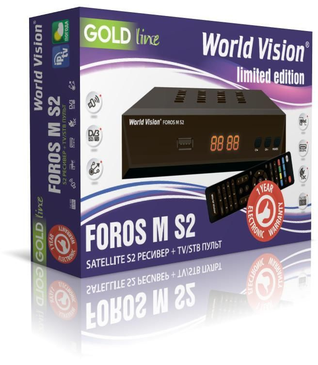 World Vision ТВ-ресивер FOROS M S2 , черный #1