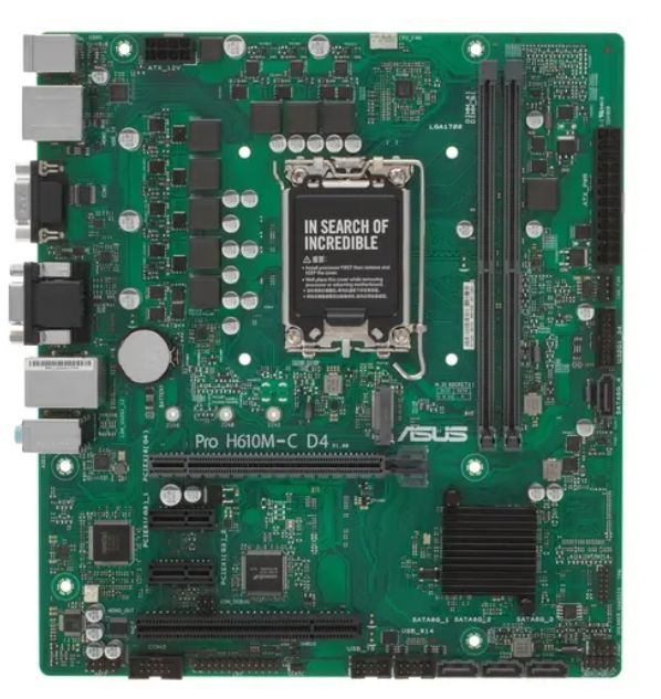 Материнская плата ASUS PRO H610M-C D4-CSM купить по низкой цене с ...