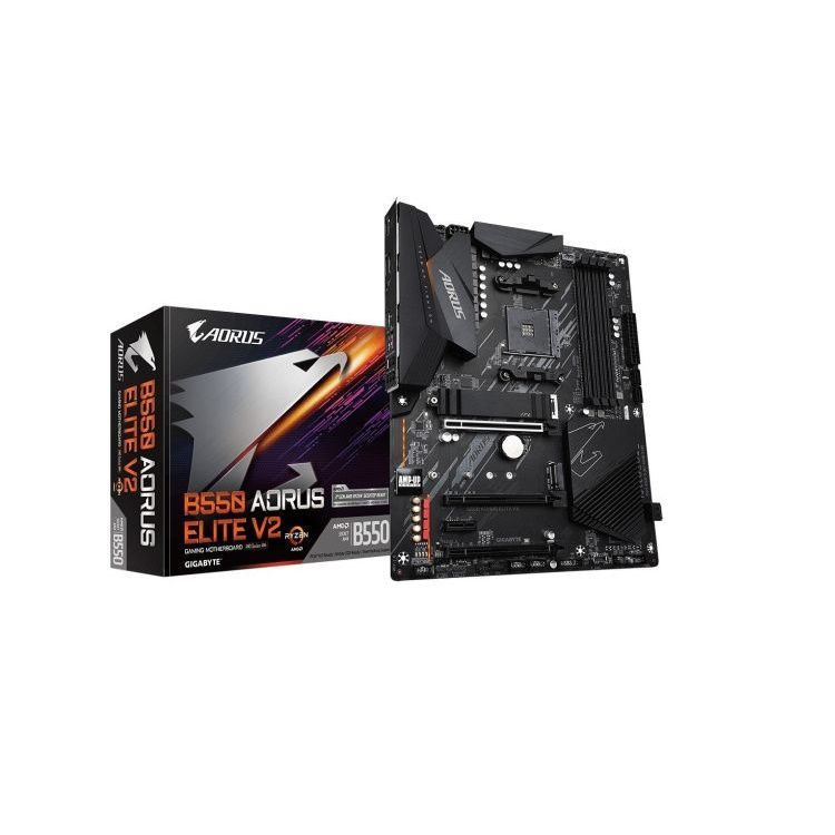 Материнская плата Gigabyte B550 AORUS ELITE V2 купить по низкой цене с ...
