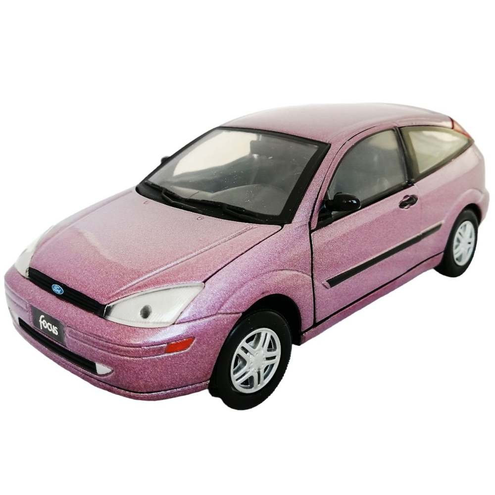 Ford Focus ZX3 2002 года 1:24 коллекционная металлическая модель автомобиля  MotorMax 73289 purple - купить с доставкой по выгодным ценам в  интернет-магазине OZON (942713064)