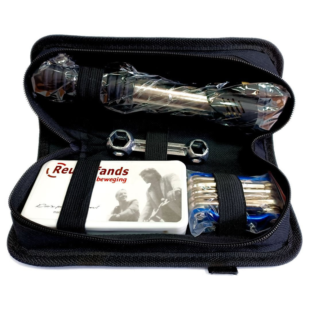 Набор велосипедиста "eTrend Velo Kit - 5" (насос, мультиключ, мультитул ...
