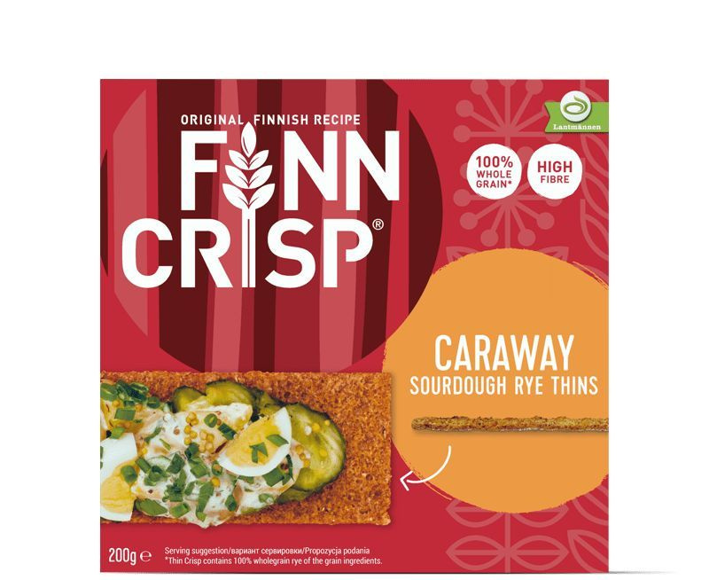 FINN CRISP Caraway Хлебцы с тмином 200 г, (из Финляндии) #1