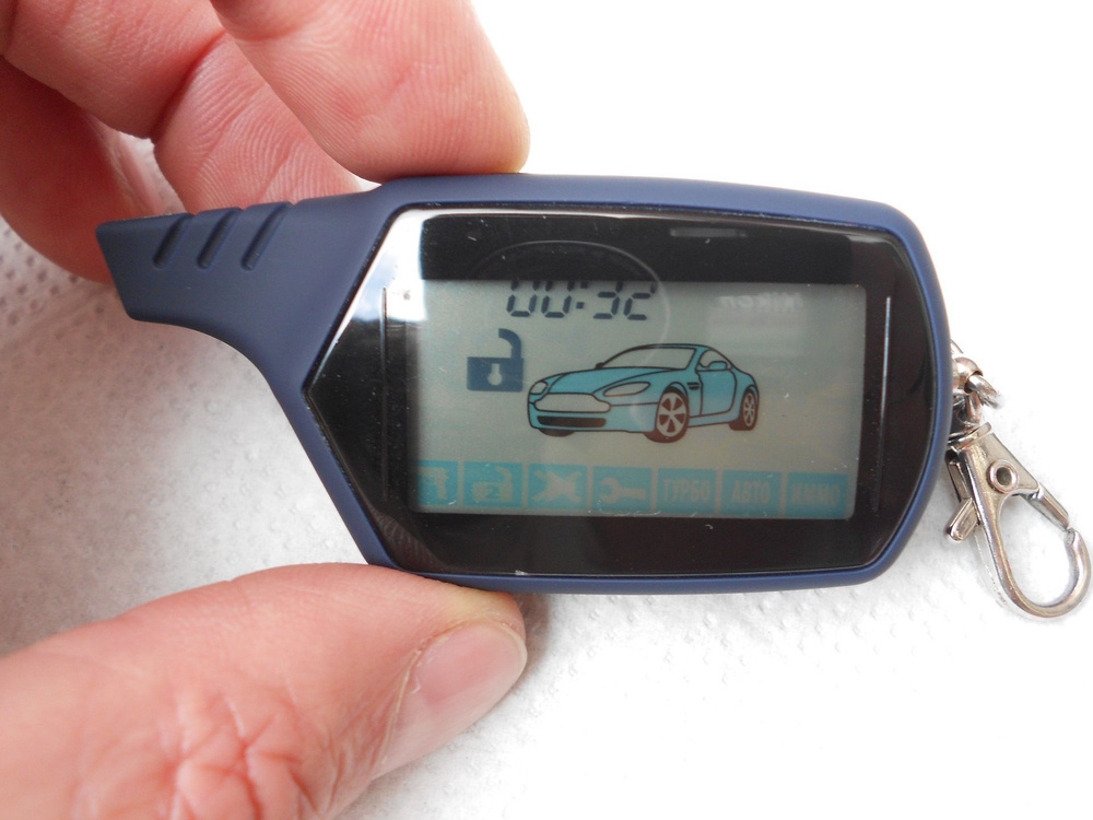 Брелок ( пульт ) универсальный подходит для автосигнализации StL A61 с ЖК-дисплеем и обратной связью #1