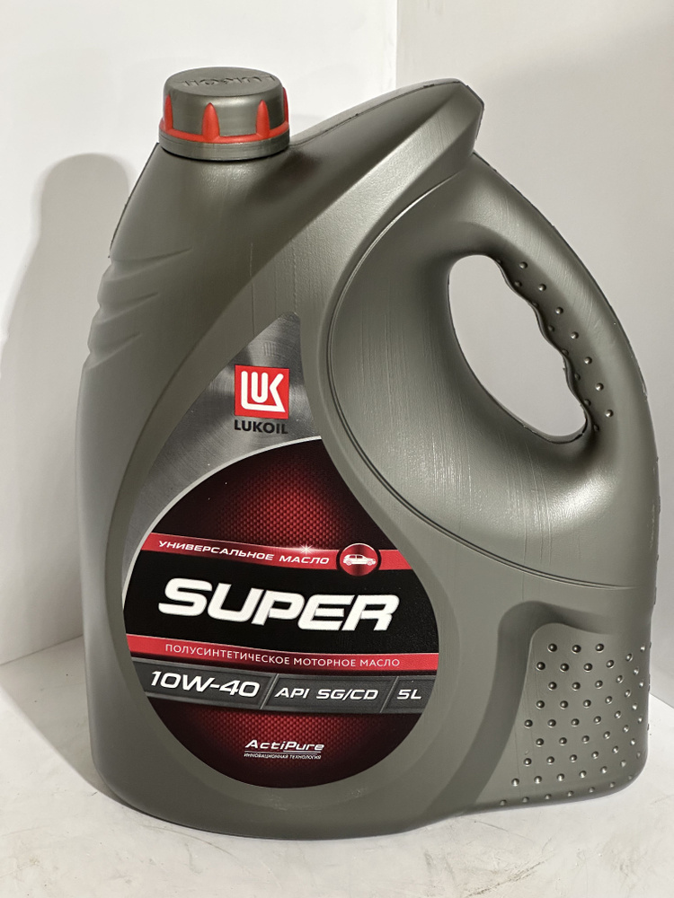 Масло моторное ЛУКОЙЛ (LUKOIL) Super 10W-40 Полусинтетическое 5 л ...