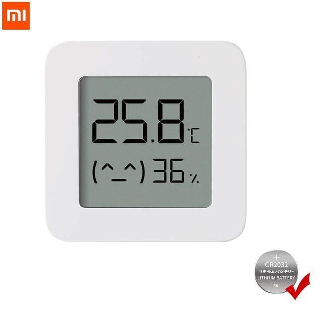 Датчик температуры и влажности Xiaomi Mi Temperature and Humidity Monitor 2, Белый  #1
