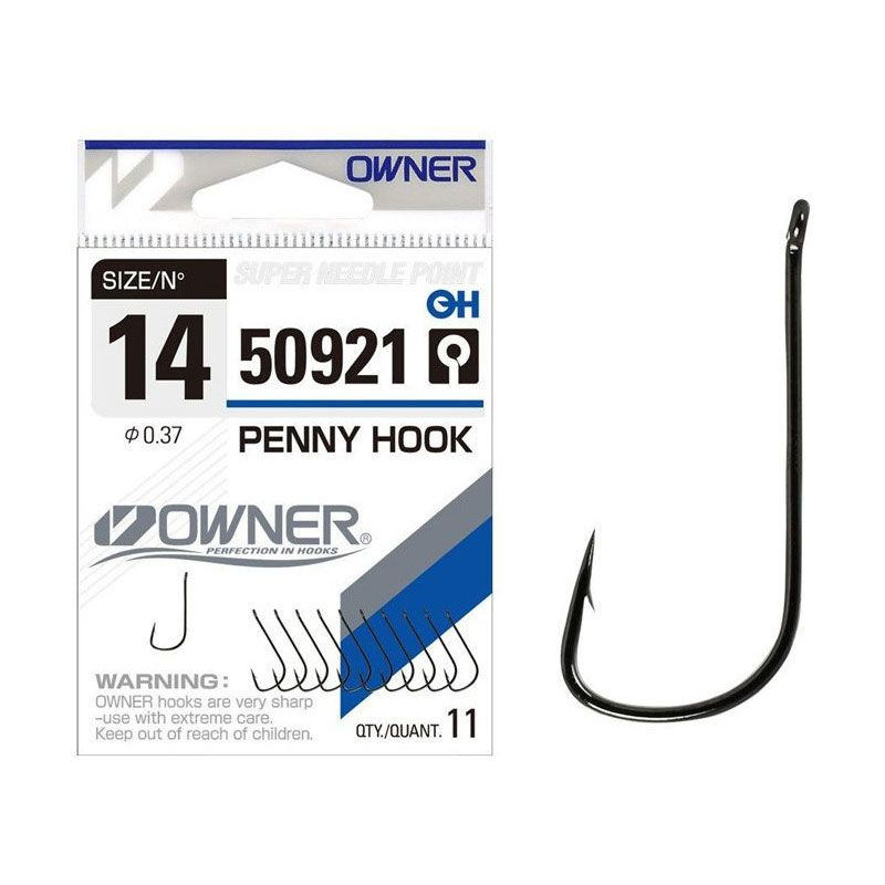 Крючок Owner 50921 BC №16 Penny Hook (11шт.) #1