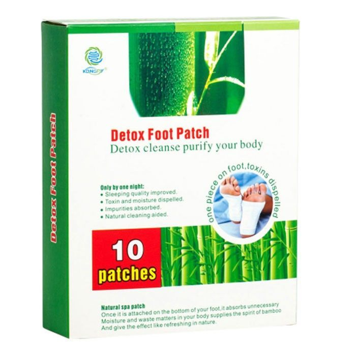 Пластырь для ног с бамбуком Detox Foot Patch Kongdy (5 пар/10 шт.) #1