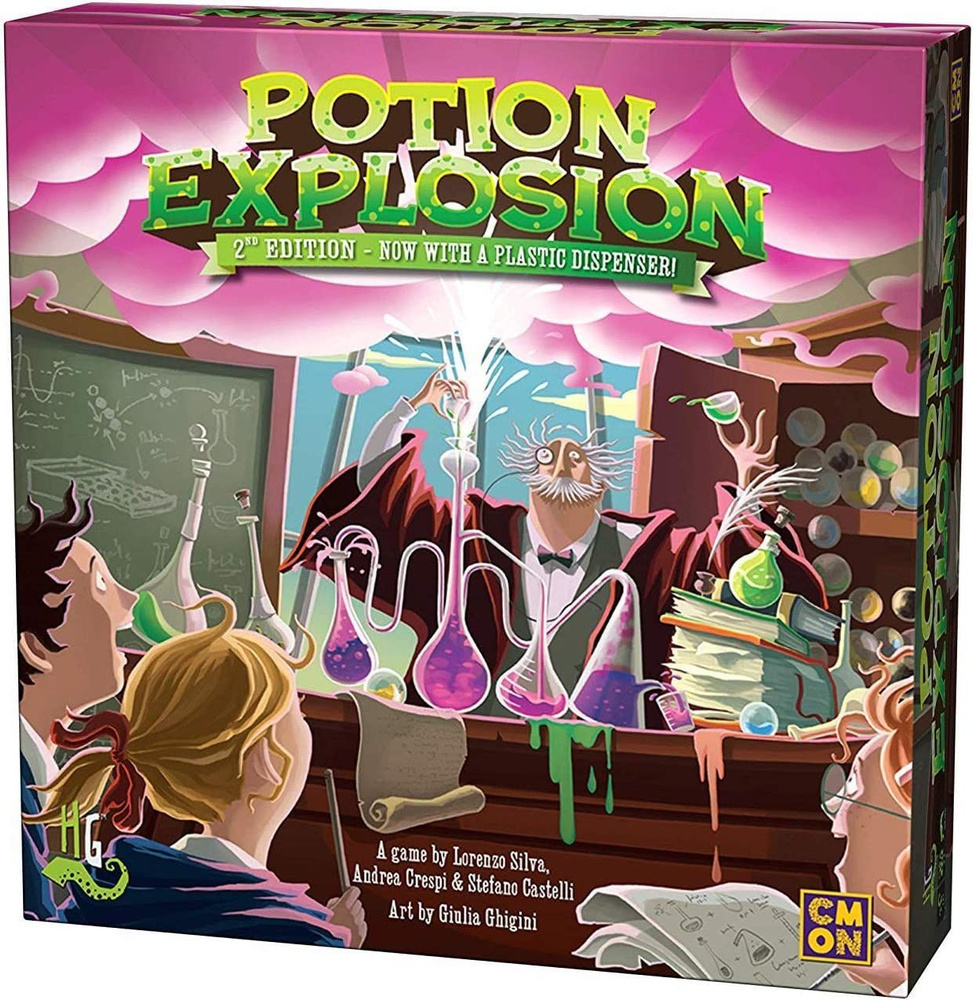 Настольная игра Potion Explosion на английском языке - купить с доставкой  по выгодным ценам в интернет-магазине OZON (1047826024)