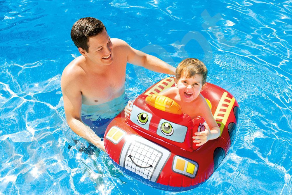 Надувной круг для плавания; с вырезом для ног; INTEX. - купить по ...