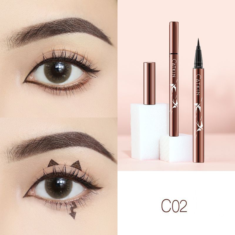 Подводка для глаз водостойкая CATKIN Waterproof Liquid Eyeliner ...