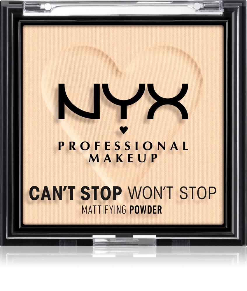 NYX Professional Makeup Can't Stop Won't Stop Mattifying Powder - матирующая пудра / 01 Fair 6 g  #1