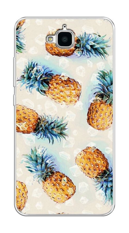 Силиконовый чехол Ананасы на Honor 4C Pro / Хонор 4С Про - купить с ...