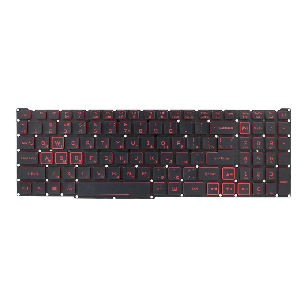 Клавиатура с подсветкой для ноутбука Acer Nitro AN515-57 AN515-58 AN515-45 AN515-56 AN517-54 AN517-41 #1