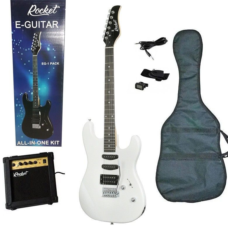 ROCKET PACK 3 WH - Электрогитарный набор (цветная упаковка), гитара ...