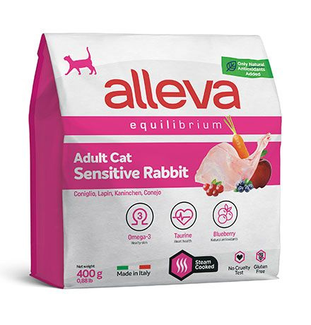 Alleva Equilibrium Adult Cat Sensitive Rabbit / Сухой корм Аллева для взрослых кошек с Чувствительным #1