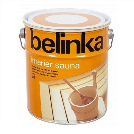 Belinka Interier Sauna/Белинка Интерьер Сауна, 0.75л,лазурное покрытие для защиты древесины в саунах #1