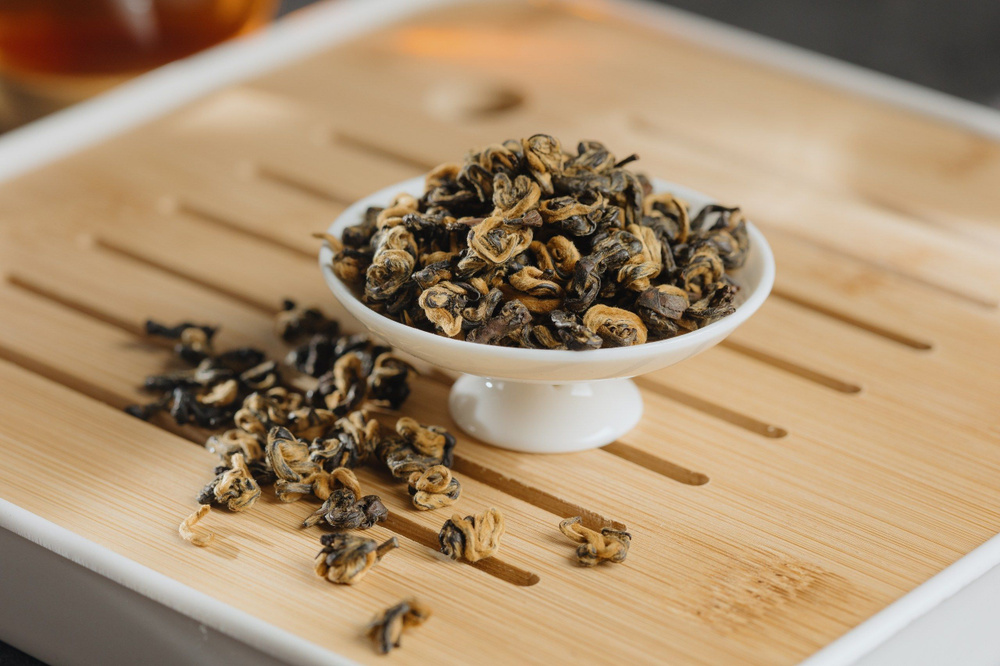 Чай красный китайский "Красная Золотая улитка"/"Золотые спирали"/Хун ...