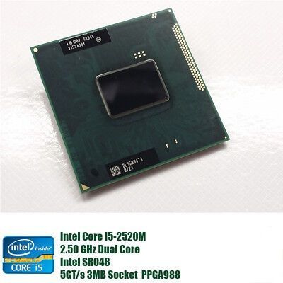 процессор Intel Core i5-2520M Сокет PGA для ноутбука 2 ядра 4 потока 35Вт  #1