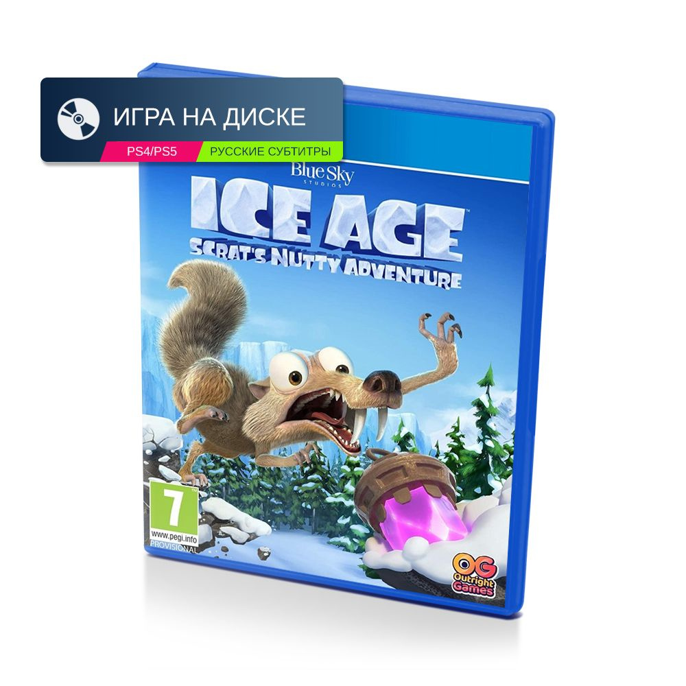 Игра Ice Age Scratts Nutty Adventure (PlayStation 4, Русские субтитры)