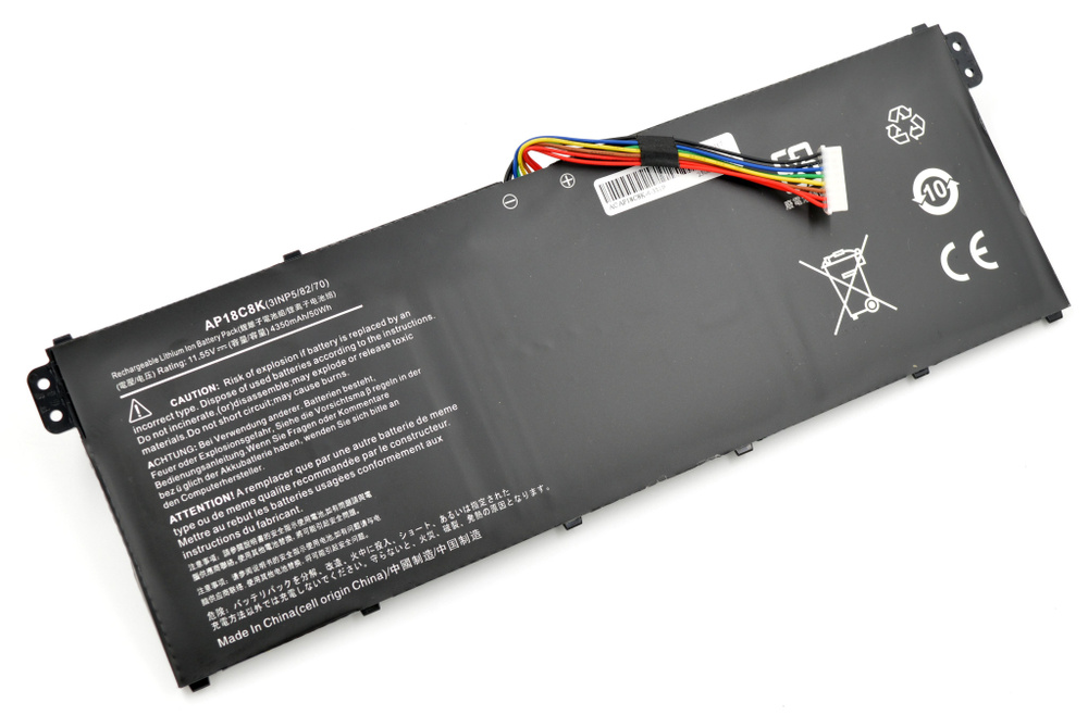 Аккумулятор Acer Aspire AP18C8K для Aspire 7 A715-75G / Aspire 5 A514 ...