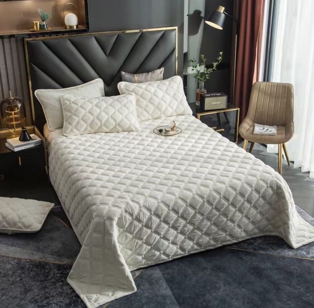 Romance Подзор для кровати, Велюр натуральный с размерами: 220 x 240 см  #1