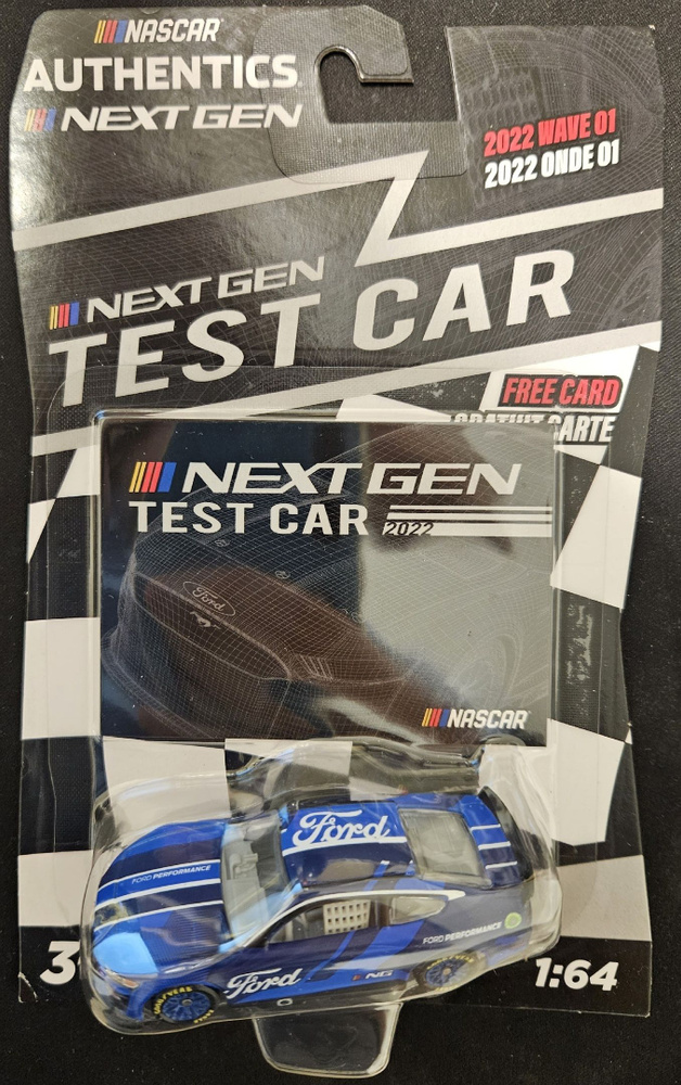 Nascar Authentics, Next Gen Test Car, Ford Mustang, коллекционная