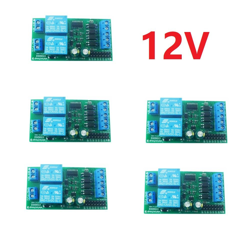 12В 24В контроллер двигателя постоянного тока панель реле прямое и ...