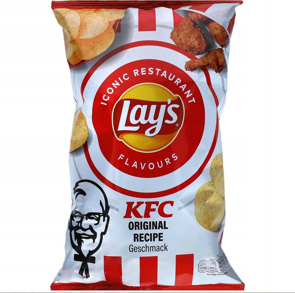 Чипсы лэйс Lays KFC Chicken Курица, 150 гр., Германия - купить с доставкой  по выгодным ценам в интернет-магазине OZON (1093555664)