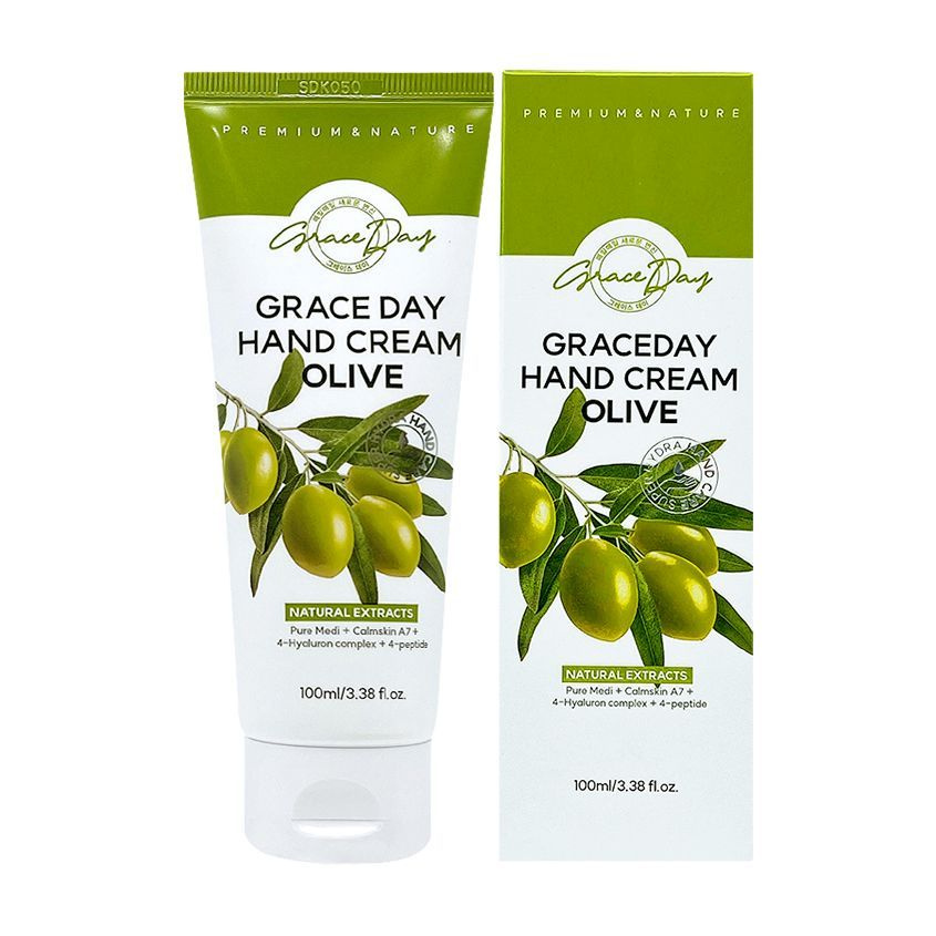 Grace Day Интенсивно увлажняющий крем для рук с экстрактом оливы Hand Cream Olive  #1